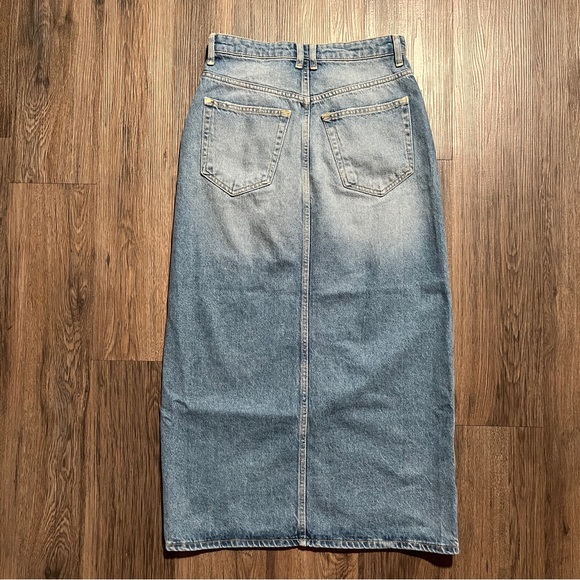 Mango Slit Denim Midi Skirt - Picture 5 of 5